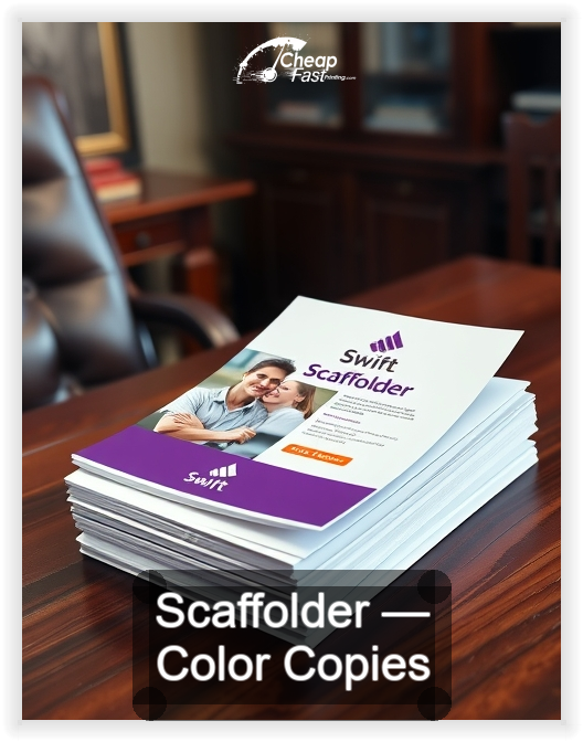 Scaffolder business card design sample
