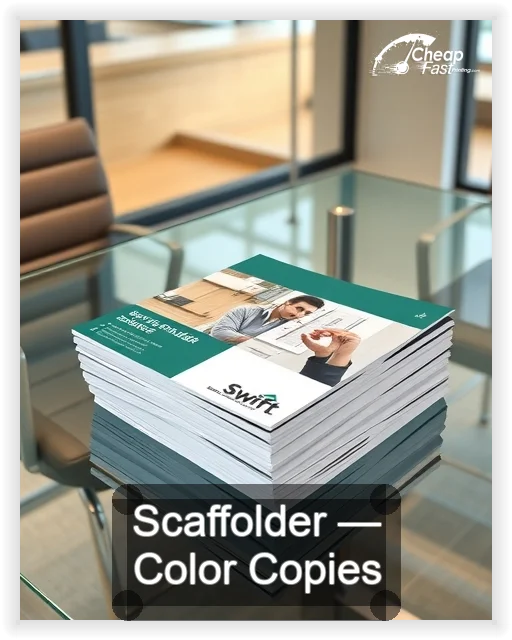 Scaffolder business card design sample