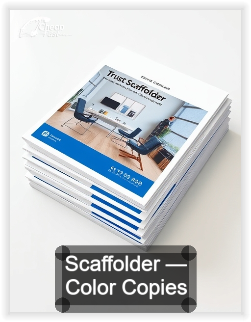 Scaffolder business card design sample