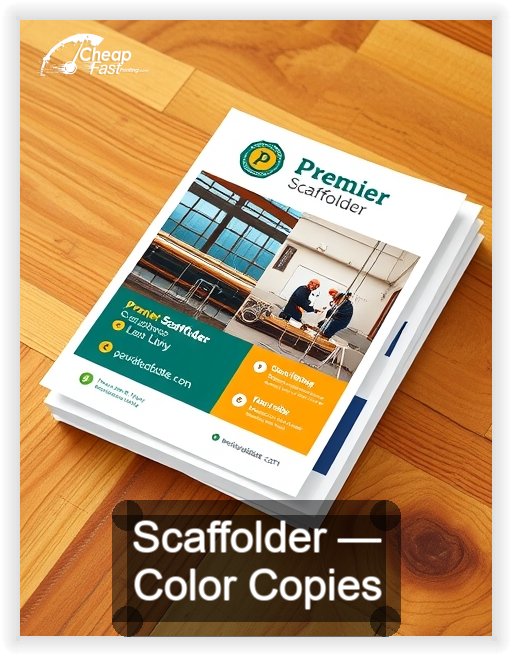 Scaffolder business card design sample