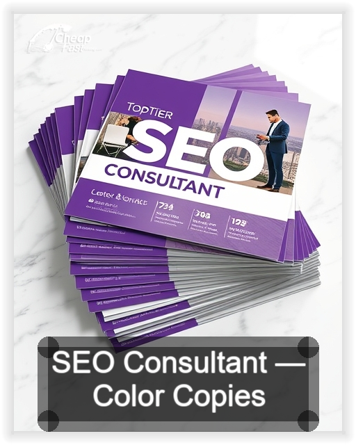 Seo Consultant business card design sample