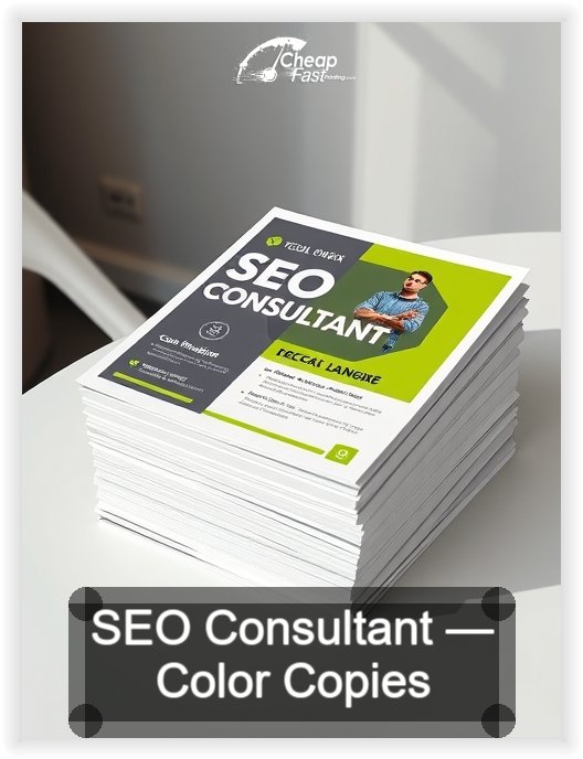 Seo Consultant business card design sample