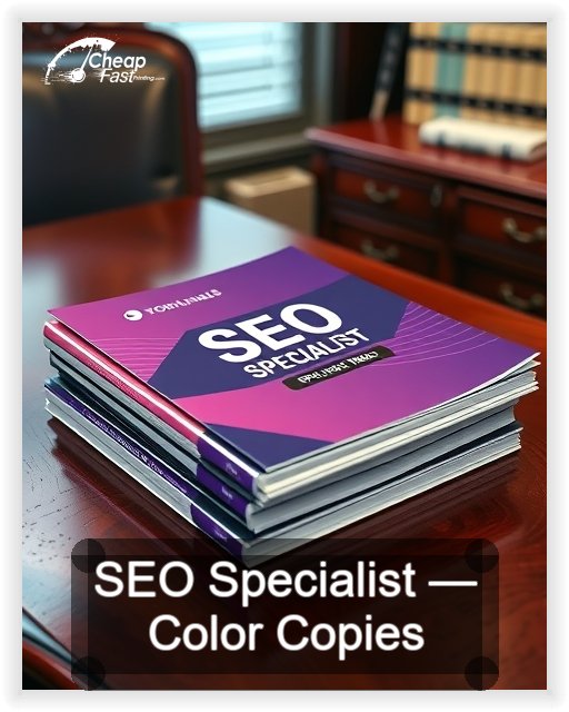 Seo Specialist business card design sample