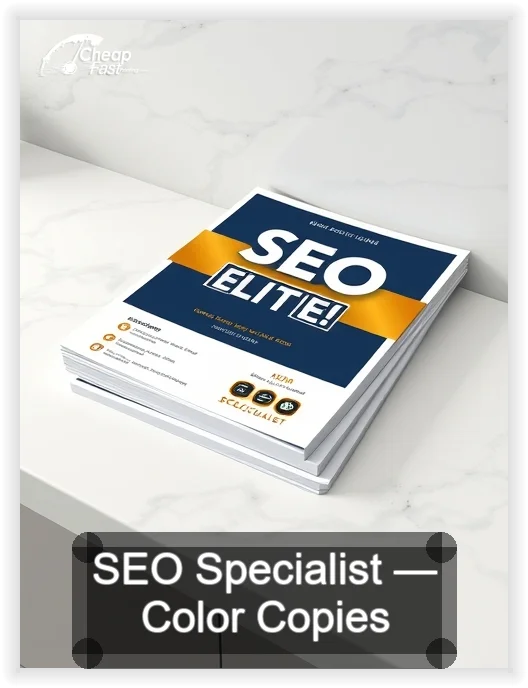 Seo Specialist business card design sample