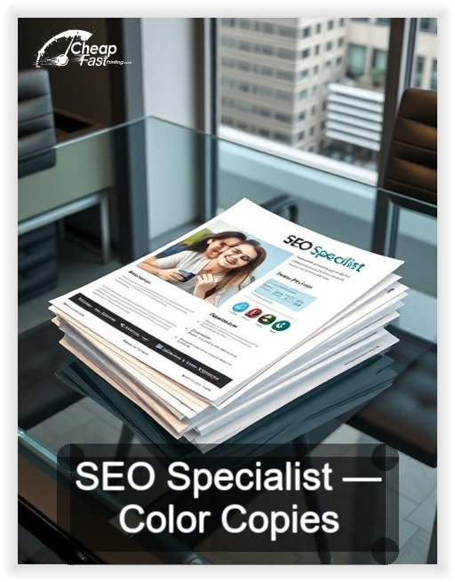 Seo Specialist business card design sample