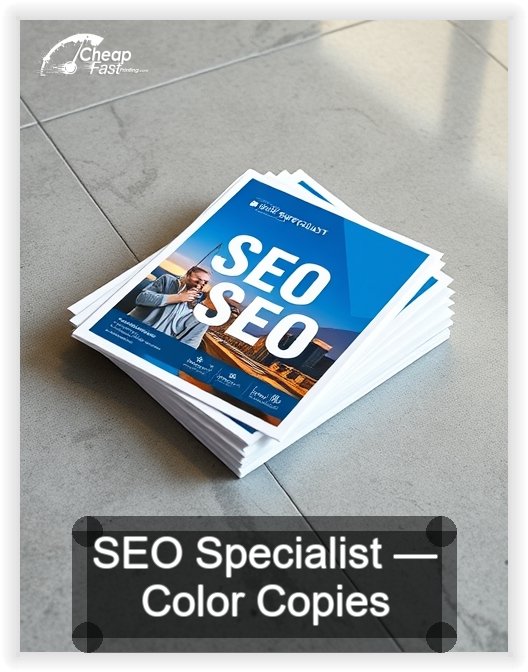 Seo Specialist business card design sample