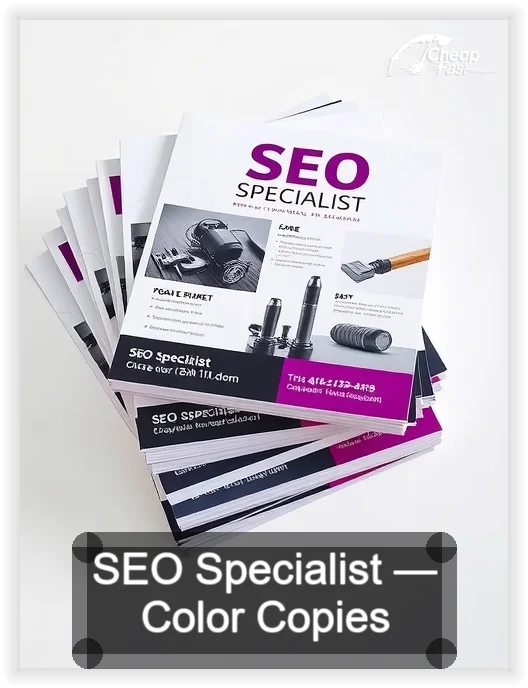 Seo Specialist business card design sample