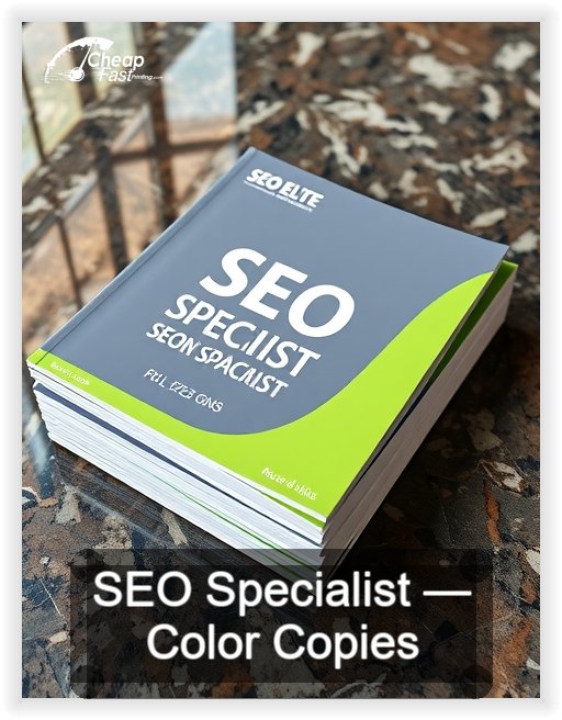 Seo Specialist business card design sample