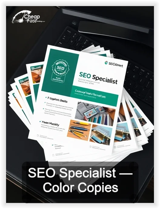 Seo Specialist business card design sample