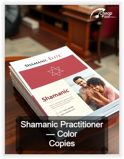 Shamanic Practitioner business card design sample