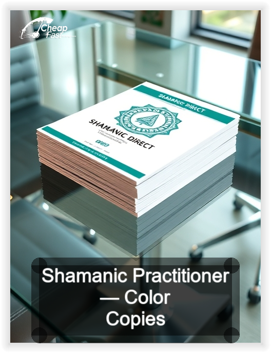 Shamanic Practitioner business card design sample