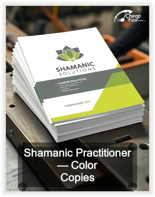 Shamanic Practitioner business card design sample