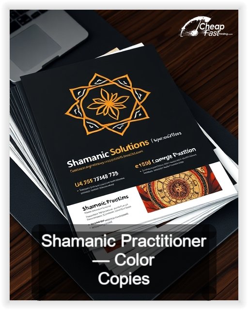 Shamanic Practitioner business card design sample