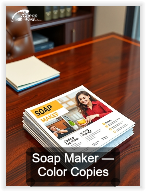 Soap Maker business card design sample