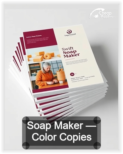 Soap Maker business card design sample