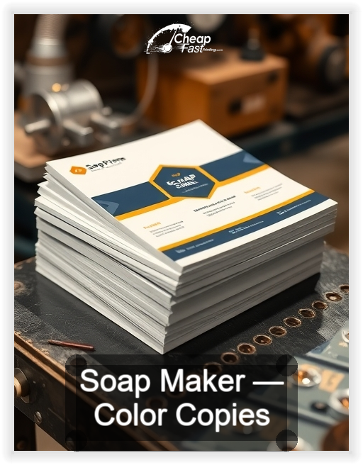 Soap Maker business card design sample