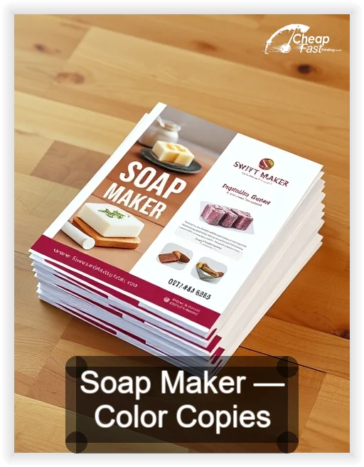 Soap Maker business card design sample