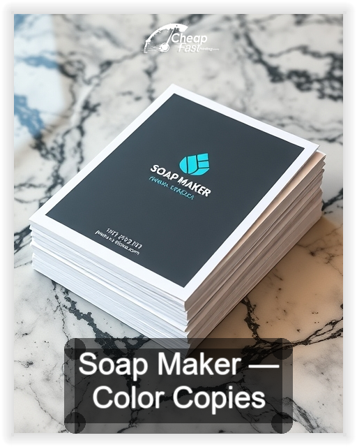 Soap Maker business card design sample