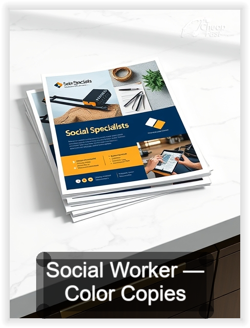Social Worker business card design sample