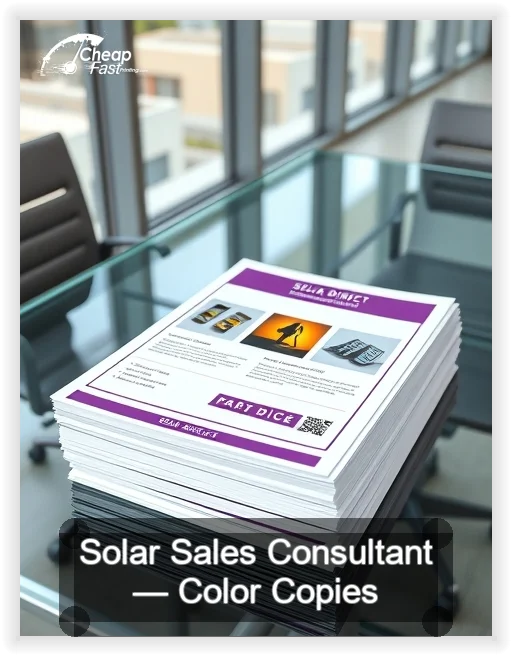 Solar Sales Consultant business card design sample