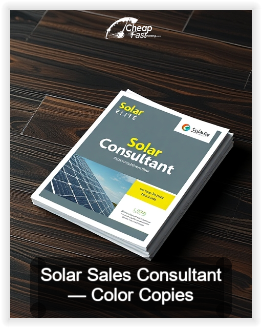 Solar Sales Consultant business card design sample