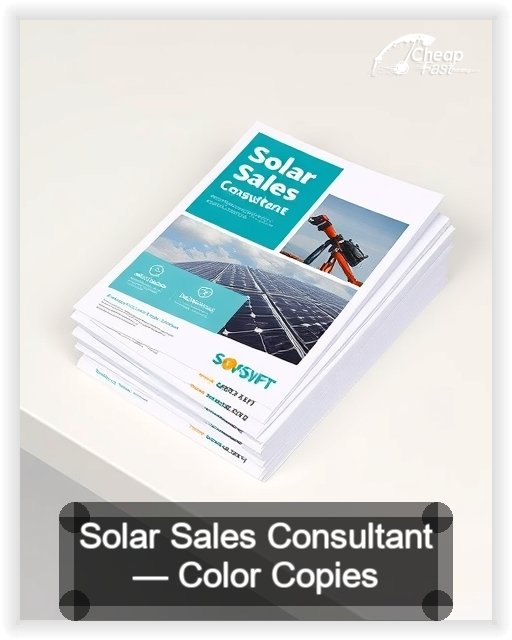 Solar Sales Consultant business card design sample