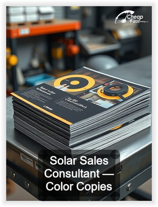 Solar Sales Consultant business card design sample