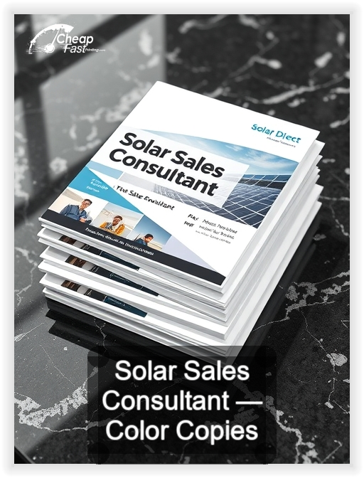 Solar Sales Consultant business card design sample