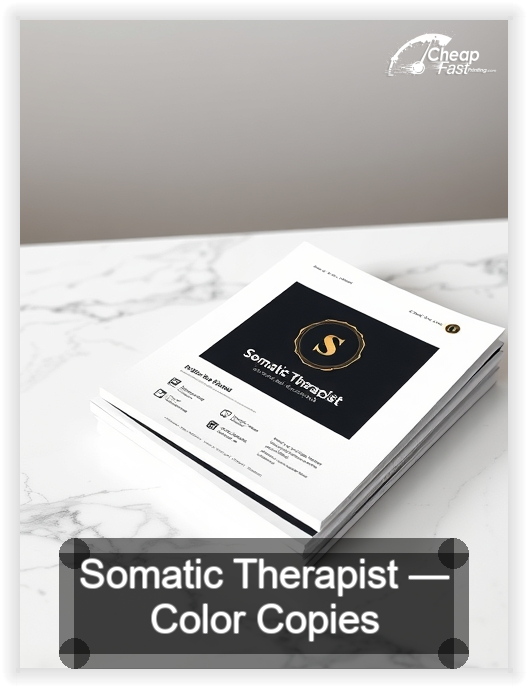 Somatic Therapist business card design sample