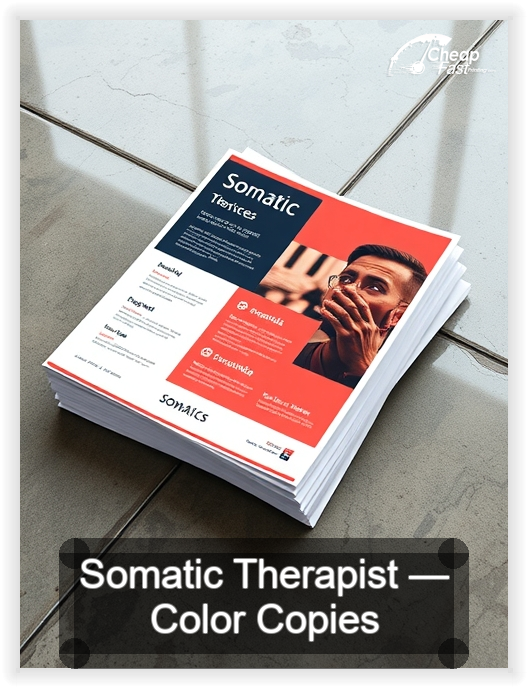 Somatic Therapist business card design sample