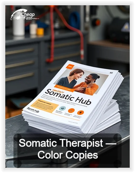 Somatic Therapist business card design sample