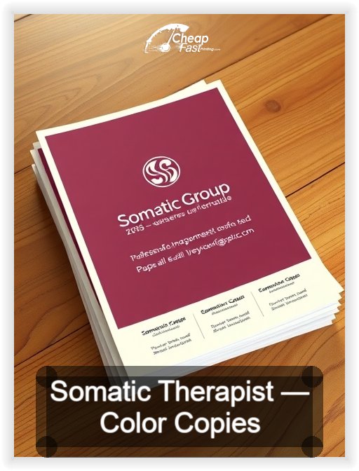 Somatic Therapist business card design sample