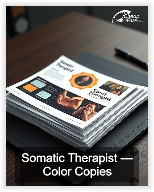 Somatic Therapist business card design sample