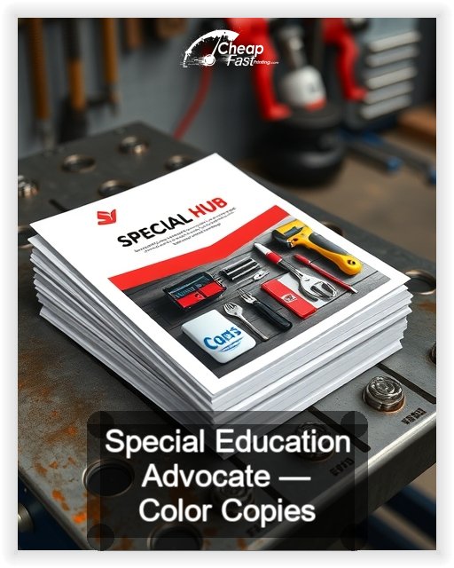 Special Education Advocate business card design sample