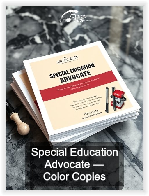 Special Education Advocate business card design sample