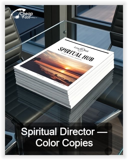 Spiritual Director business card design sample