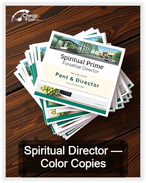 Spiritual Director business card design sample