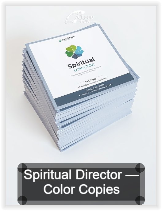 Spiritual Director business card design sample