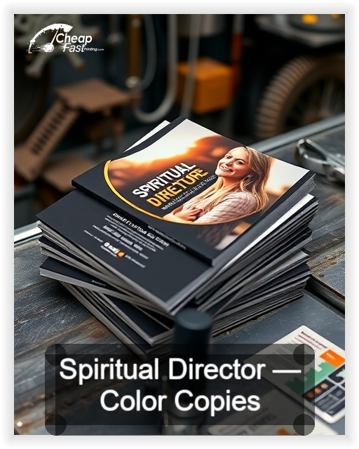 Spiritual Director business card design sample