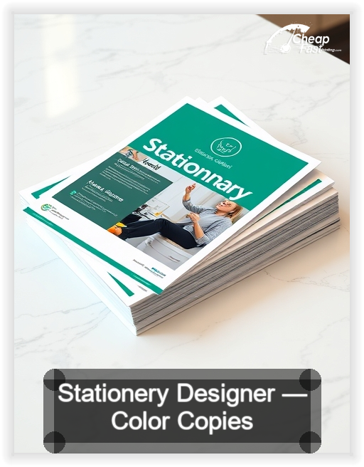 Stationery Designer business card design sample