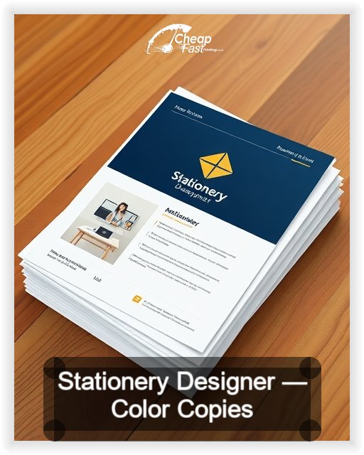Stationery Designer business card design sample