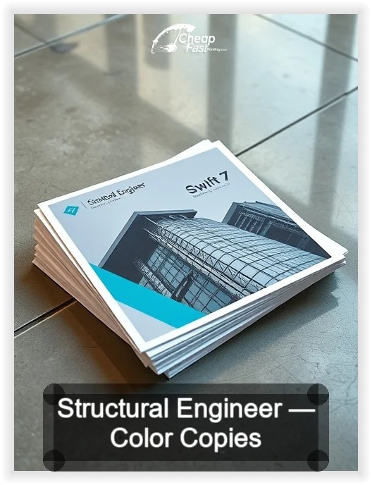 Structural Engineer business card design sample