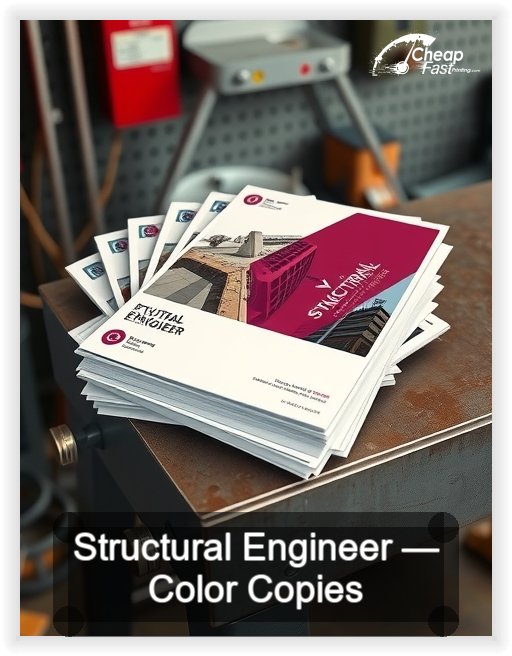 Structural Engineer business card design sample