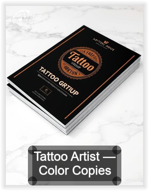 Tattoo Artist business card design sample