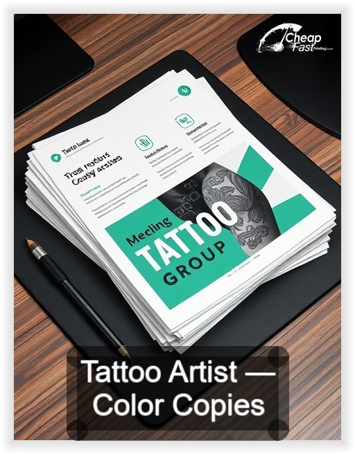 Tattoo Artist business card design sample