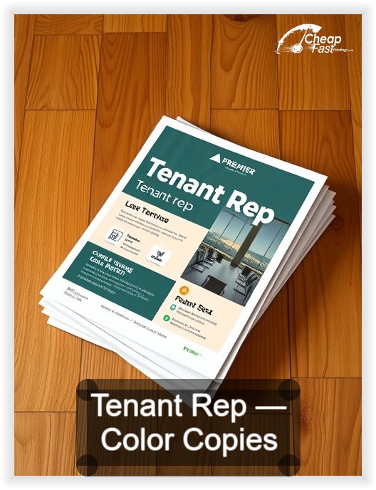 Tenant Rep business card design sample
