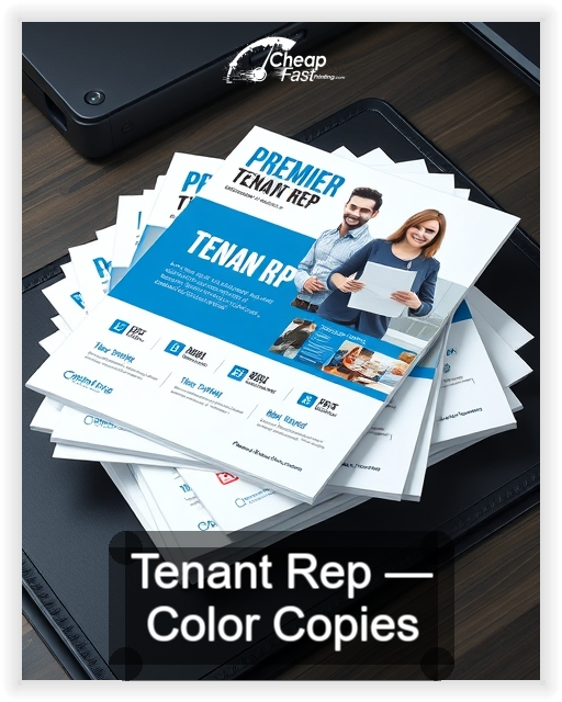 Tenant Rep business card design sample