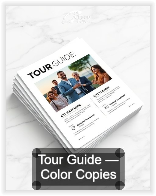 Tour Guide business card design sample