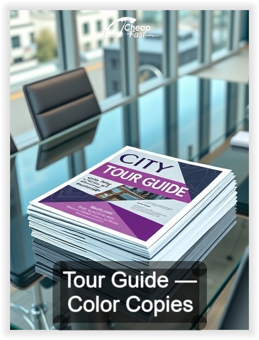 Tour Guide business card design sample