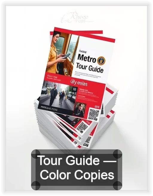 Tour Guide business card design sample
